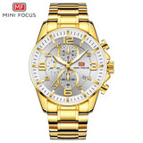 Gold MINI FOCUS hommes Sport montre