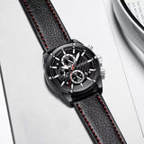 MINIFOCUS hommes Montre 2019 nouvelle bande de luxe mode décontracté en cuir MFG-01