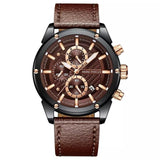 MINIFOCUS hommes Montre 2019 nouvelle bande de luxe mode décontracté en cuir MFG-01