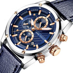 MINIFOCUS hommes Montre 2019 nouvelle bande de luxe mode décontracté en cuir MFG-01