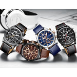 MINIFOCUS hommes Montre 2019 nouvelle bande de luxe mode décontracté en cuir MFG-01
