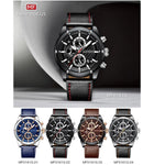 MINIFOCUS hommes Montre 2019 nouvelle bande de luxe mode décontracté en cuir MFG-01
