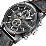 MINIFOCUS hommes Montre 2019 nouvelle bande de luxe mode décontracté en cuir MFG-01